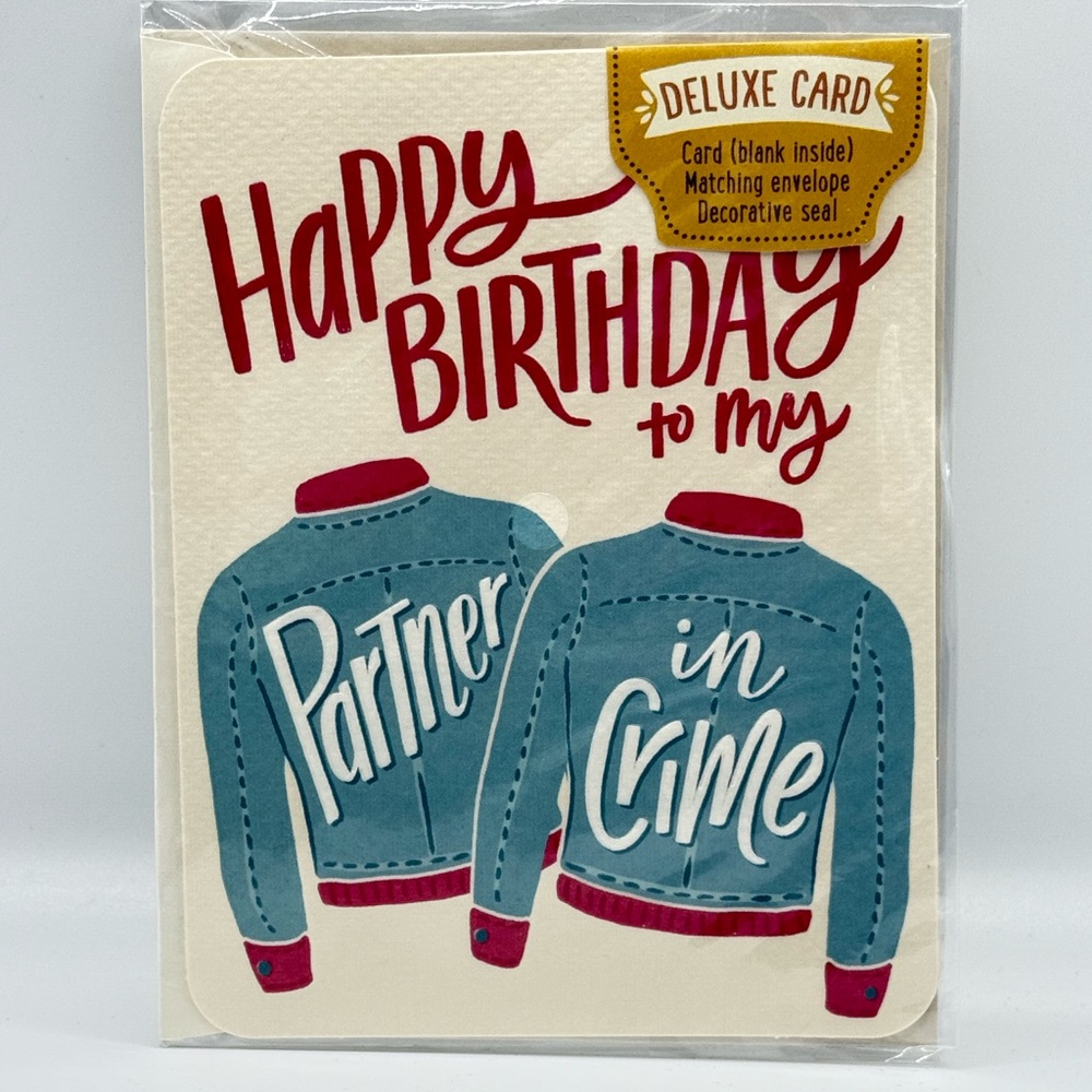 Greeting Card: Partner in Crime